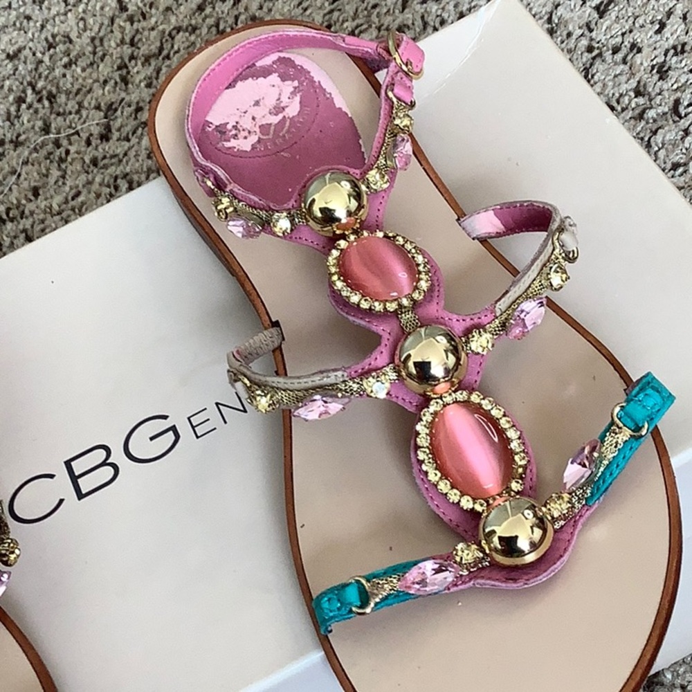 🤩 BCBGeneration Jeweled Sandals 🤩 - Picture 5 of 10